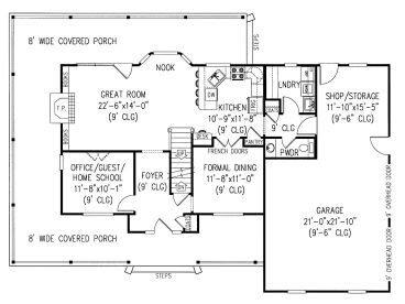 1st Floor Plan, 044H-0007
