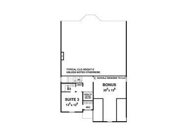 2nd Floor Plan, 031H-0276