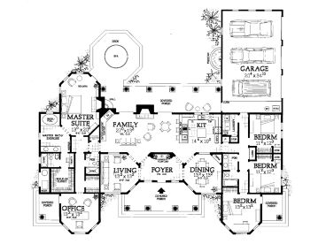 Floor Plan, 057H-0021