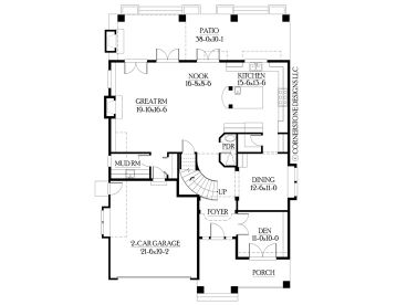 1st Floor Plan, 035H-0018