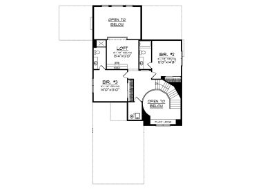 2nd Floor Plan, 020H-0244