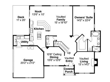 1st Floor Plan, 051H-0013