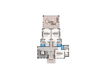 2nd Floor Plan, 069H-0047