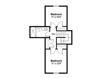 2nd Floor Plan, 051H-0084