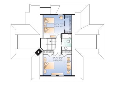 2nd Floor Plan, 027H-0103