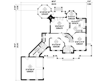 1st Floor Plan, 072H-0242