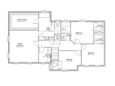 2nd Floor Plan, 065H-0053