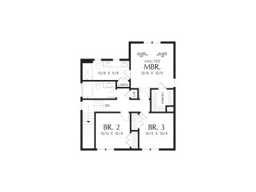 2nd Floor Plan, 034H-0492