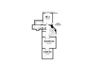 2nd Floor Plan, 034H-0133