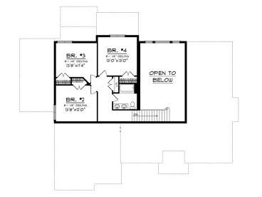 2nd Floor Plan, 020H-0354