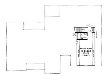 2nd Floor Plan, 001H-0105