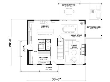 1st Floor Plan, 027H-0562