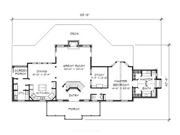 1st Floor Plan, 008H-0026