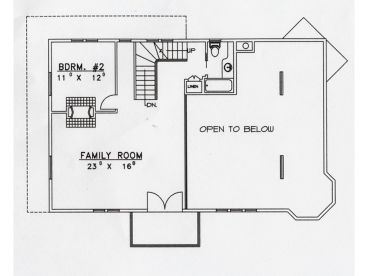 2nd Floor Plan, 012H-0113