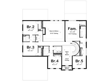 2nd Floor Plan, 050H-0449