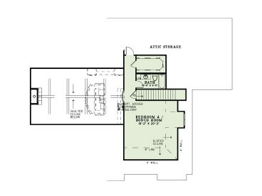 2nd Floor Plan, 025H-0289