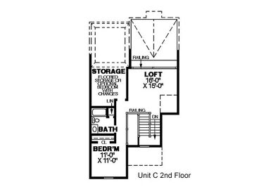 2nd Floor Plan C, 011M-0002