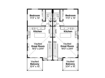 3rd Floor Plan, 051M-0034