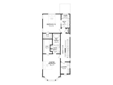 2nd Floor Plan, 062H-0219
