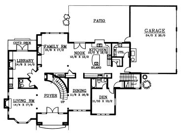 1st Floor Plan, 026H-0051