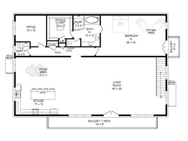 2nd Floor Plan, 062H-0340