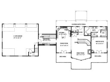 1st Floor Plan, 012H-0126