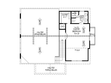 2nd Floor Plan, 062H-0209
