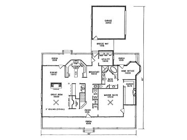 1st Floor Plan, 004H-0093