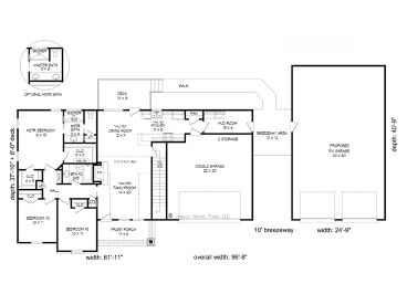 Floor Plan, 062H-0074