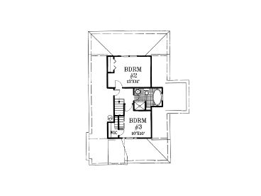 2nd Floor Plan, 041H-0002
