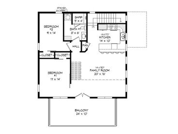 2nd Floor Plan, 062G-0270