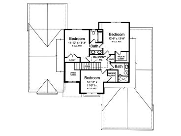 2nd Floor Plan, 046H-0150