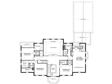 2nd Floor Plan, 063H-0107