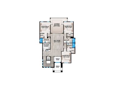 2nd Floor Plan, 069H-0022