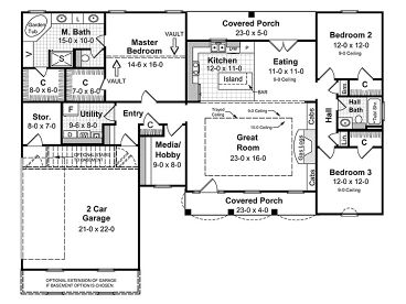 Floor Plan, 001H-0052