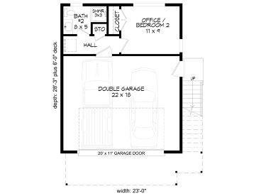 1st Floor Plan, 062G-0235