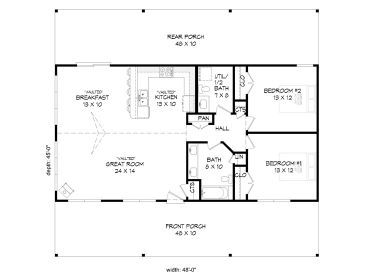 Floor Plan, 062H-0332