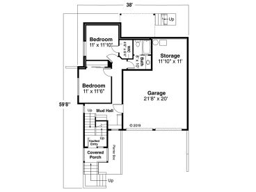 Floor Plan, 051H-0323