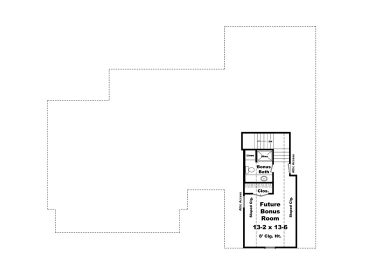 2nd Floor Plan, 001H-0147