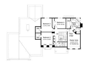 2nd Floor Plan, 023H-0038