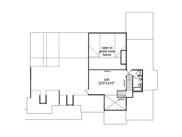 2nd Floor Plan, 053H-0003