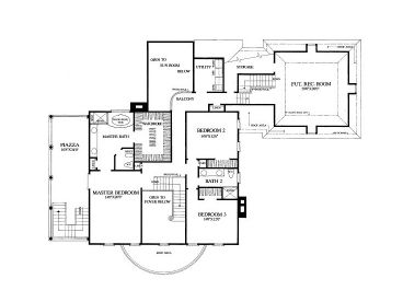 2nd Floor Plan, 063H-0173