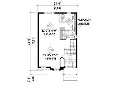 1st Floor Plan, 072H-0031