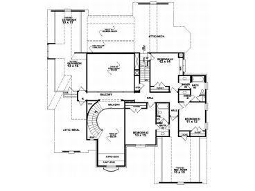 2nd Floor Plan, 006H-0126