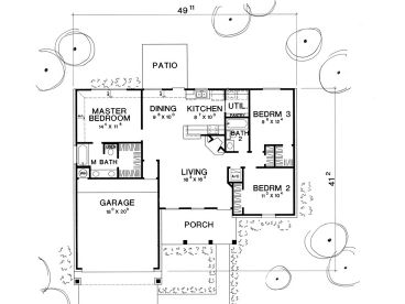 Floor Plan, 036H-0041