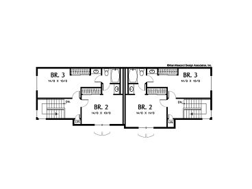 2nd Floor Plan, 034M-0012