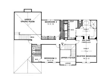 2nd Floor Plan, 007H-0096