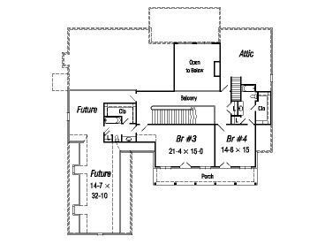 2nd Floor Plan, 061H-0144