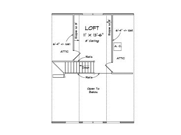 2nd Floor Plan, 059H-0253