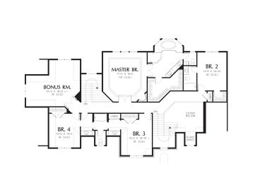 2nd Floor Plan, 034H-0361